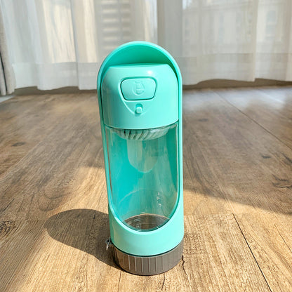 Portable Pet Water Bottle for Outdoor Use (Teddy)