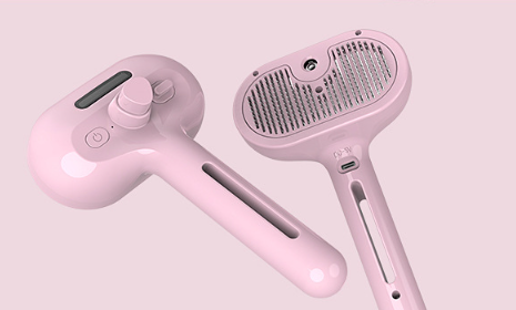 Self-Cleaning Pet Grooming Comb with Mist