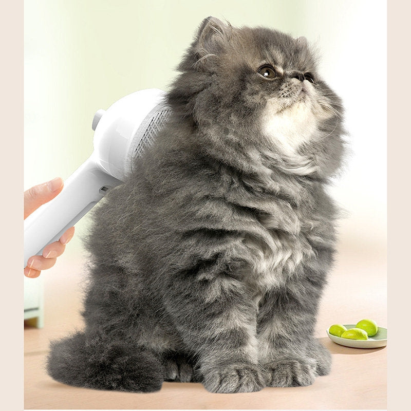 Self-Cleaning Pet Grooming Comb with Mist