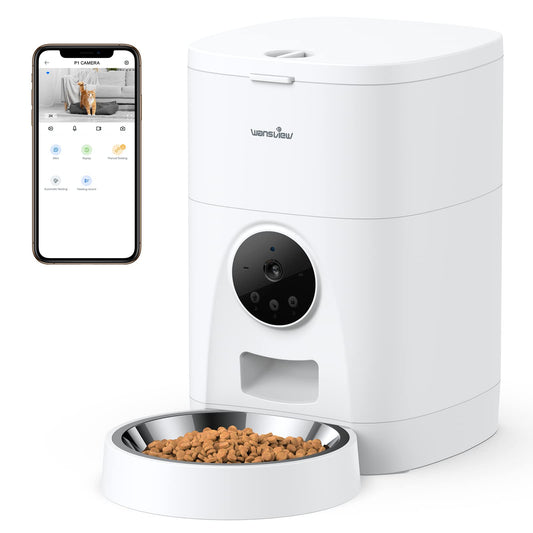 Wansview 4L Automatic Pet Feeder with Camera