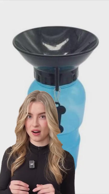 Portable Pet Water Bottle — One-Press Hydration for Dogs On the Go